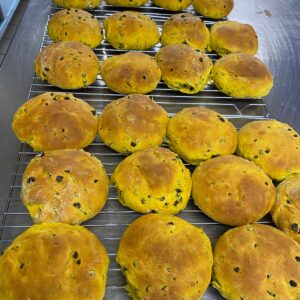 Saffron Buns pack of two , £2.50